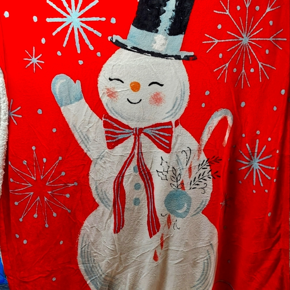 Snowman Blanket 50" X 60" by Hallmark